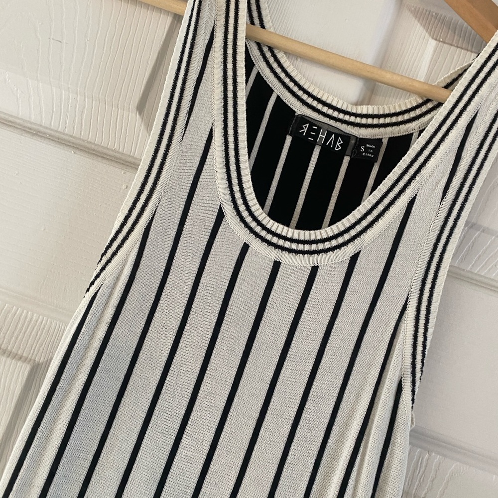 Black & White Rehab Dress